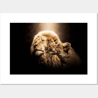 Lion Lioness Wild Animal Safari Africa Jungle World Nature Wildlife Posters and Art